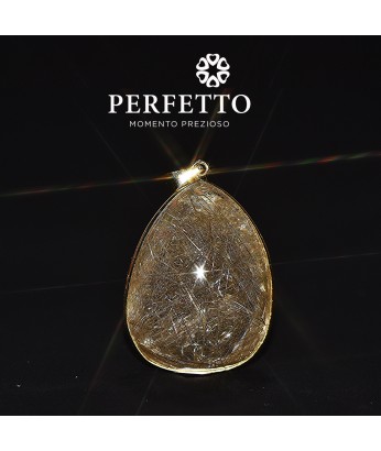 UNIQUE RUTILATED QUARTZ PENDANT
